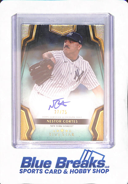 2024 Five Star - Nestor Cortes - New York Yankees - Autograph - 27/75 - #FSA/NC
