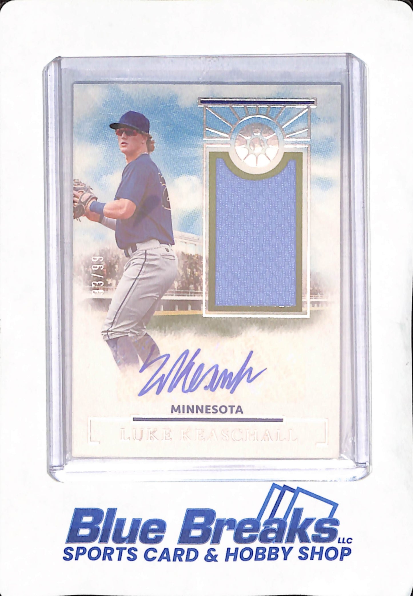 2024 Panini Boys of Summer - Luke Keaschall - Minnesota Twins - Baseball - Autograph - Relic - #PMS-LK