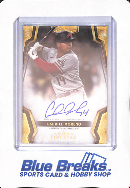2024 Topps Five Star - Gabriel Moreno - Arizona Diamondbacks - Baseball - Autograph - #FSA-GMO