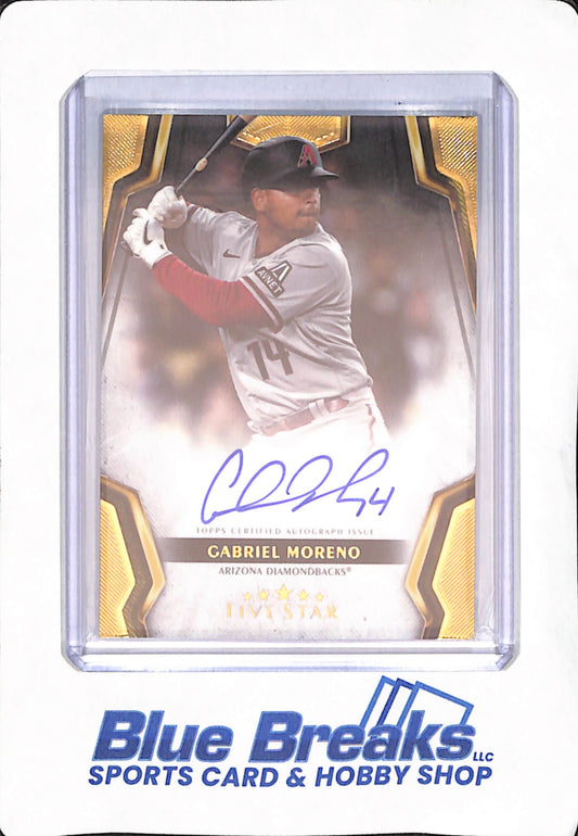 2024 Topps Five Star - Gabriel Moreno - Arizona Diamondbacks - Baseball - Autograph - #FSA-GMO