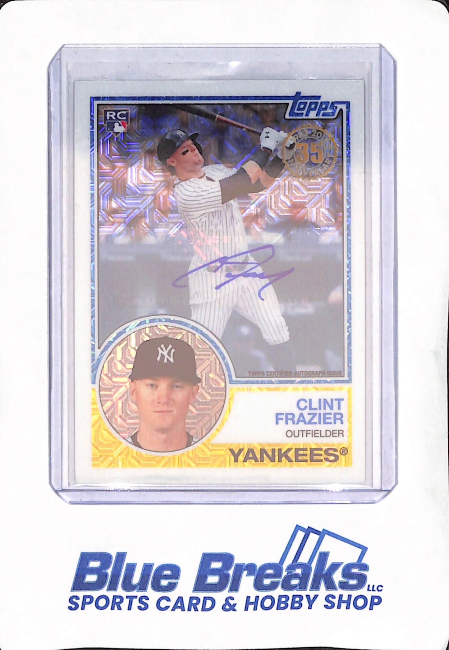 2018 Topps - Clint Frazier - New York Yankees - Baseball - Autograph - Mojo - RC - 35th Anniversary - 47/99 - #19