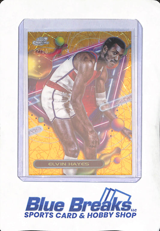 2024 Topps Cosmic Chrome - Elvin Hayes - Washington Wizards - Basketball - 22/50 - Gold - #139