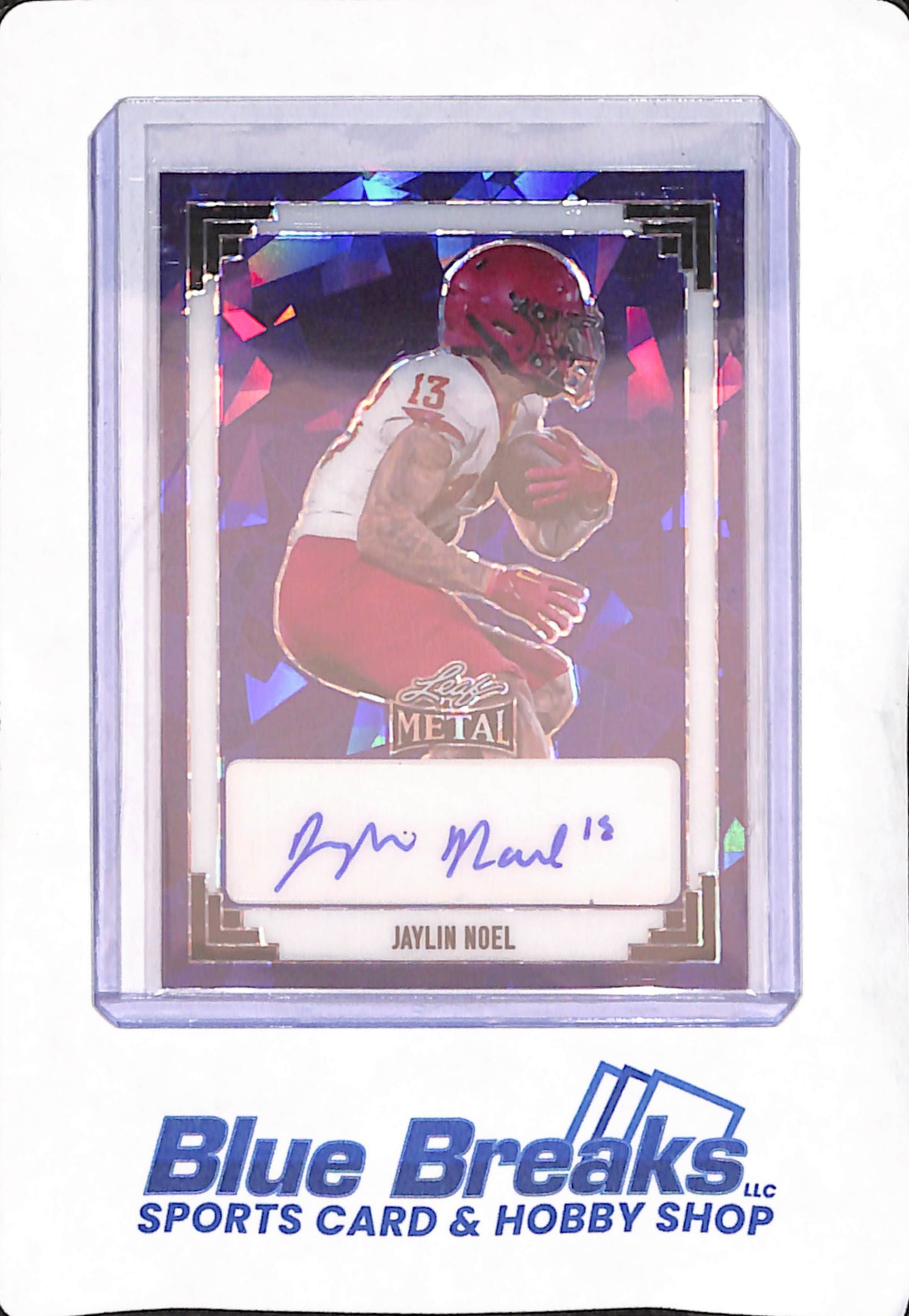 2024 Leaf Metal - Jaylin Noel - Iowa State Cyclones - Football - Purple - 3/6 - #91A-JN1
