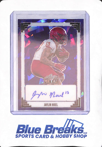2024 Leaf Metal - Jaylin Noel - Iowa State Cyclones - Football - Purple - 3/6 - #91A-JN1