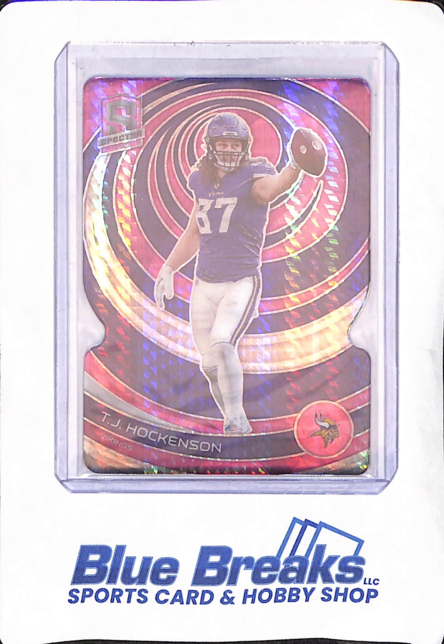 2023 Panini Spectra - T.J. Hockenson - Minnesota Vikings - Football - Die-cut - 1/20 - #62