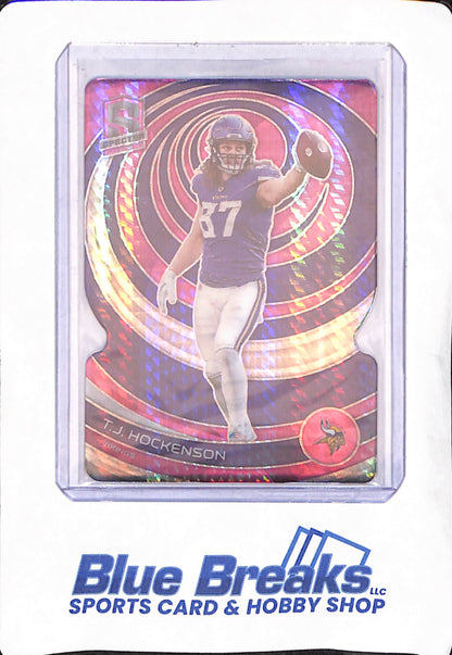 2023 Panini Spectra - T.J. Hockenson - Minnesota Vikings - Football - Die-cut - 1/20 - #62