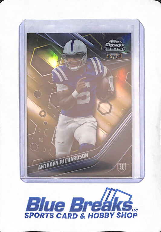 2024 Topps Composite Chrome Black - Anthony Richardson - Indianapolis Colts - Football - RC - 45/50 - #122