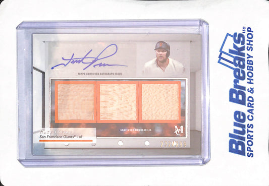 2024 Topps Museum Collection - Hunter Pence - San Francisco Giants - Baseball - Autograph - Triple Bat Relic - 232/299 - #SWTRA-HP