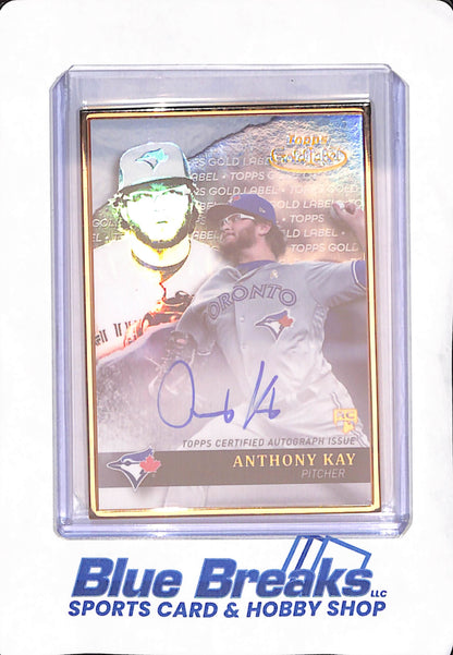2020 Topps Gold Label - Anthony Kay - Toronto Blue Jays - Baseball - Autograph - RC - #GLA-AK