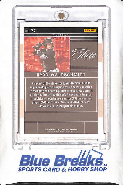 2025 Panini Three and Two - Ryan Waldschmidt - Gold - 3/10 - Arizona Diamondbacks - Baseball - #77