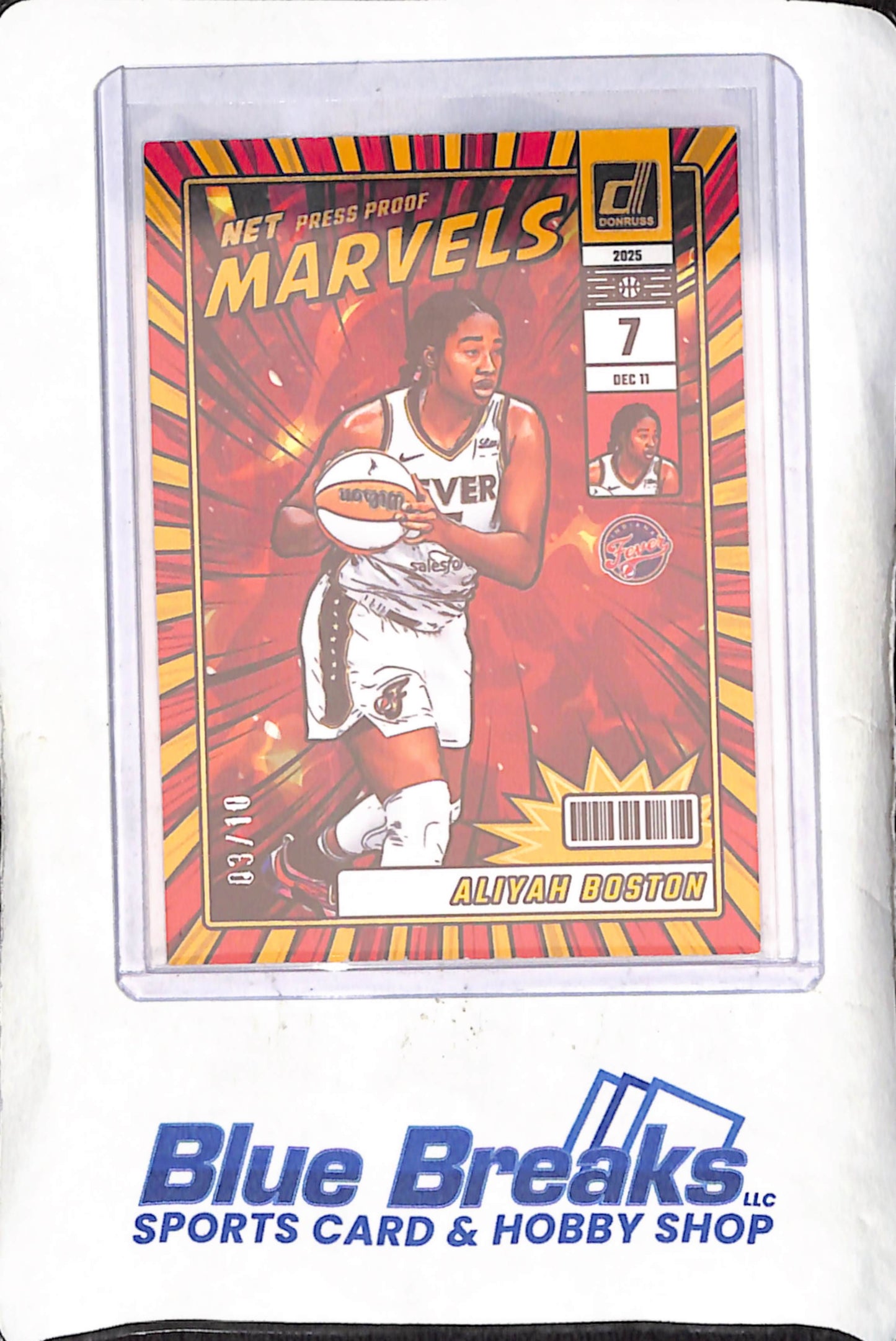 2025 Panini Donruss WNBA - Aliyah Boston - Net Marvels - 3/10 - Denver Fever - Basketball - #10