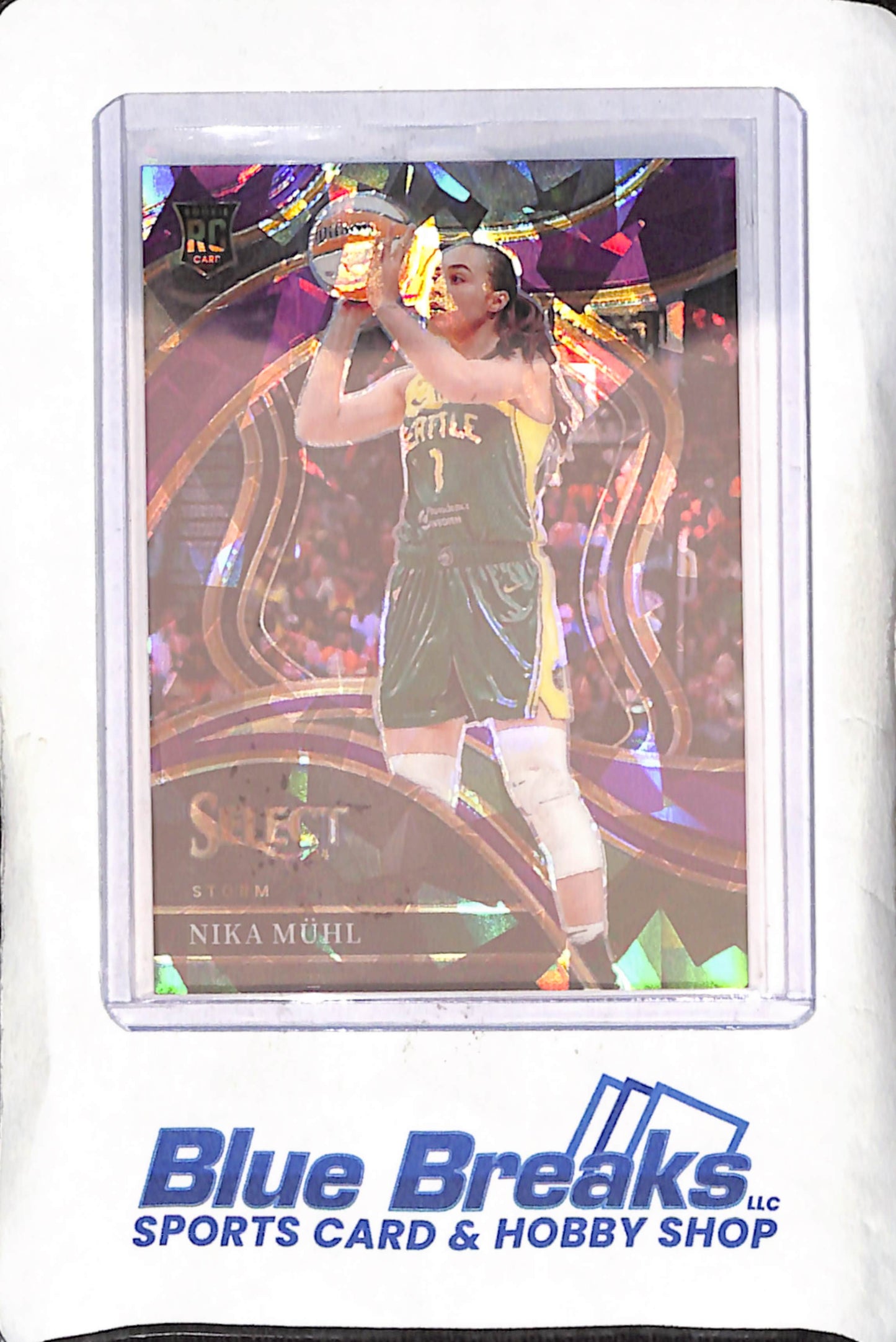 2024 Panini Select WNBA - Nike Muhl - Purple Ice - 45/149 - RC - Seattle Storm - Basketball -#221