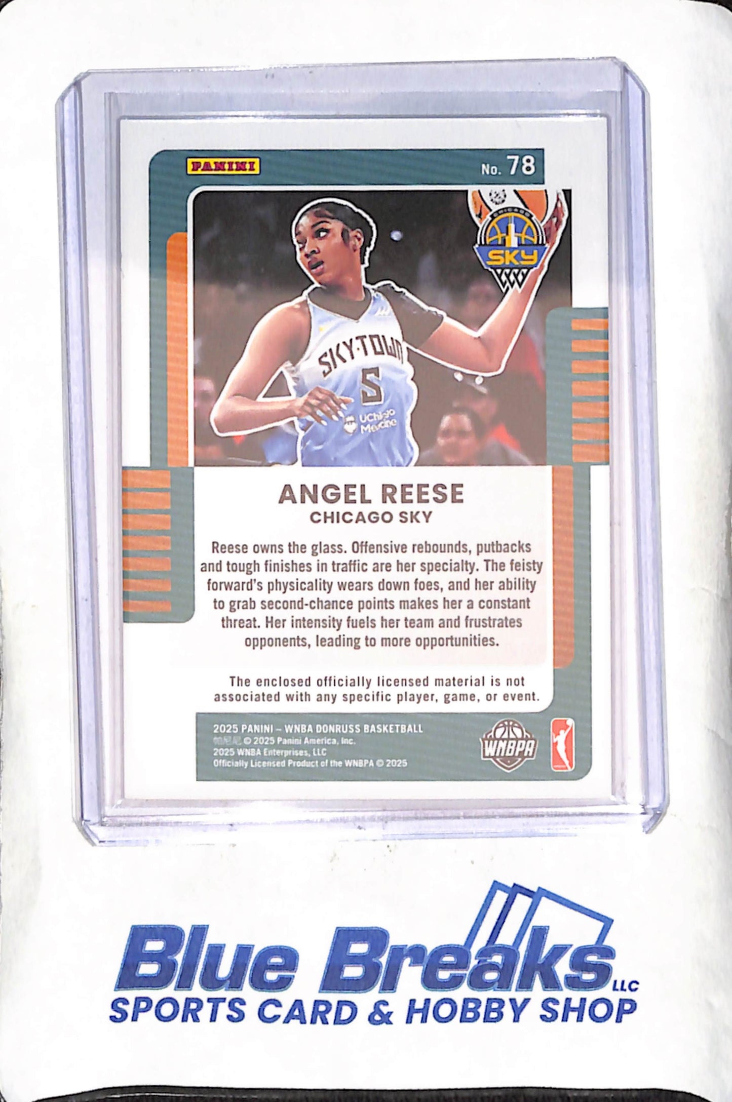 2025 Panini Donruss WNBA - Angel Reese - Jersey Series - Relic - Chicago Storm - Basketball - #78