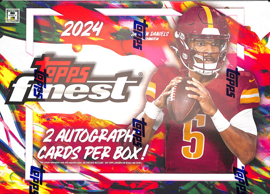 2024 Topps Finest Football - Hobby Box - Sealed Wax