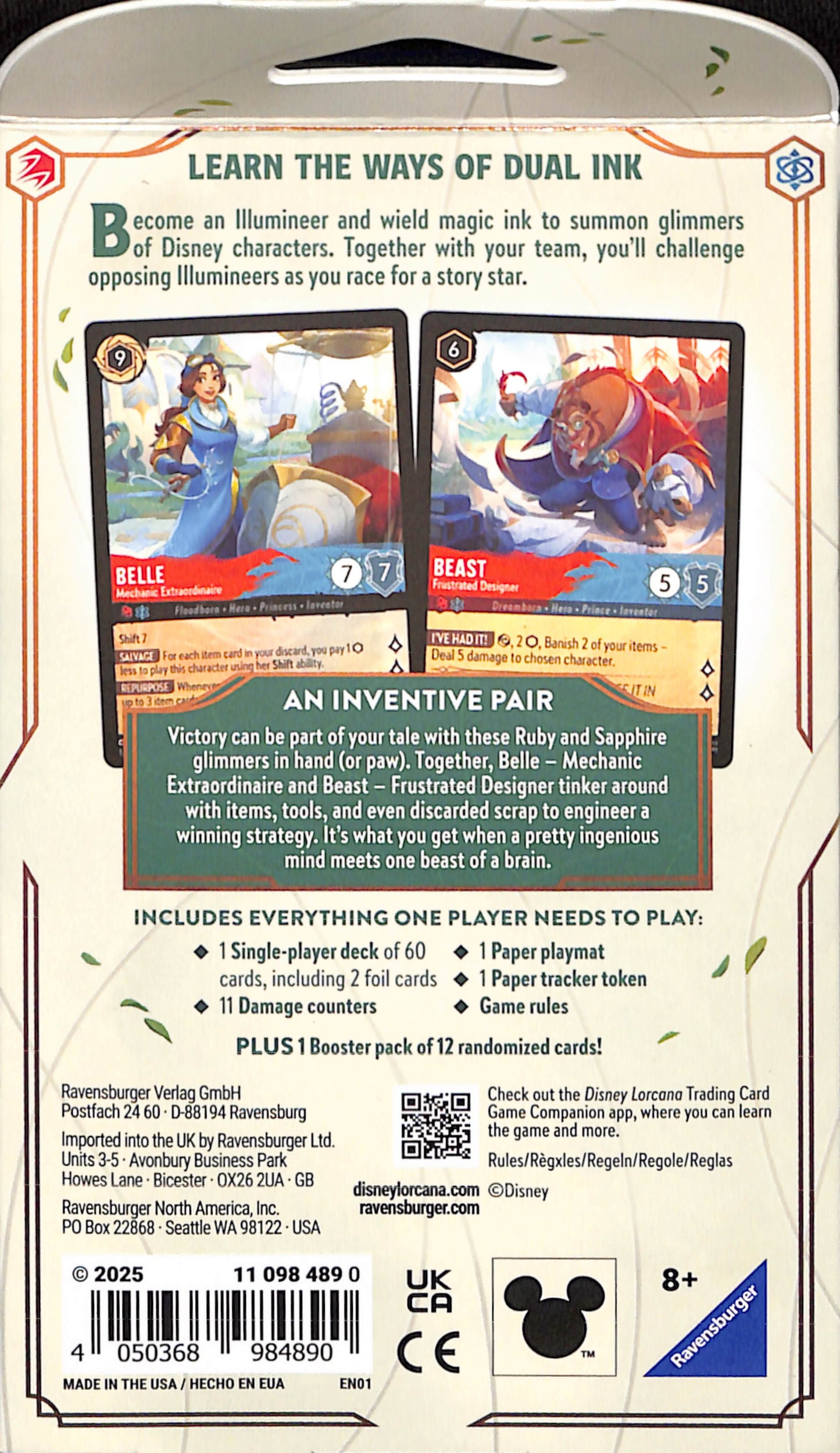 Disney Lorcana: Archazia's Island Starter Deck (Ruby & Sapphire) - Sealed Wax