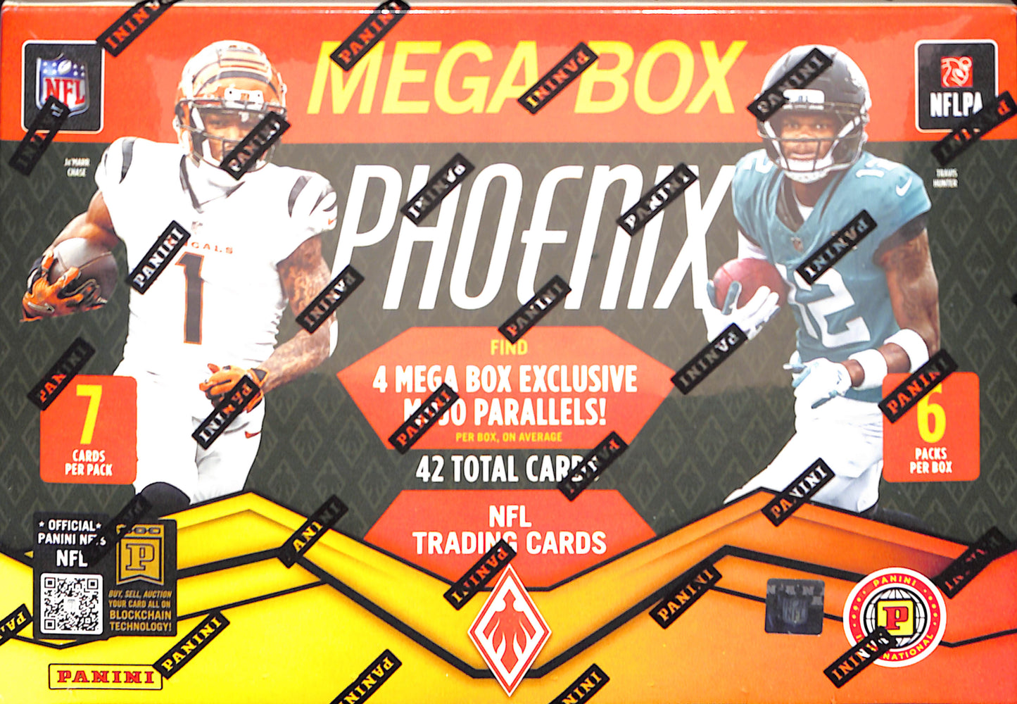 2025 Panini Phoenix Football Hobby International Mega Box - Sealed Wax