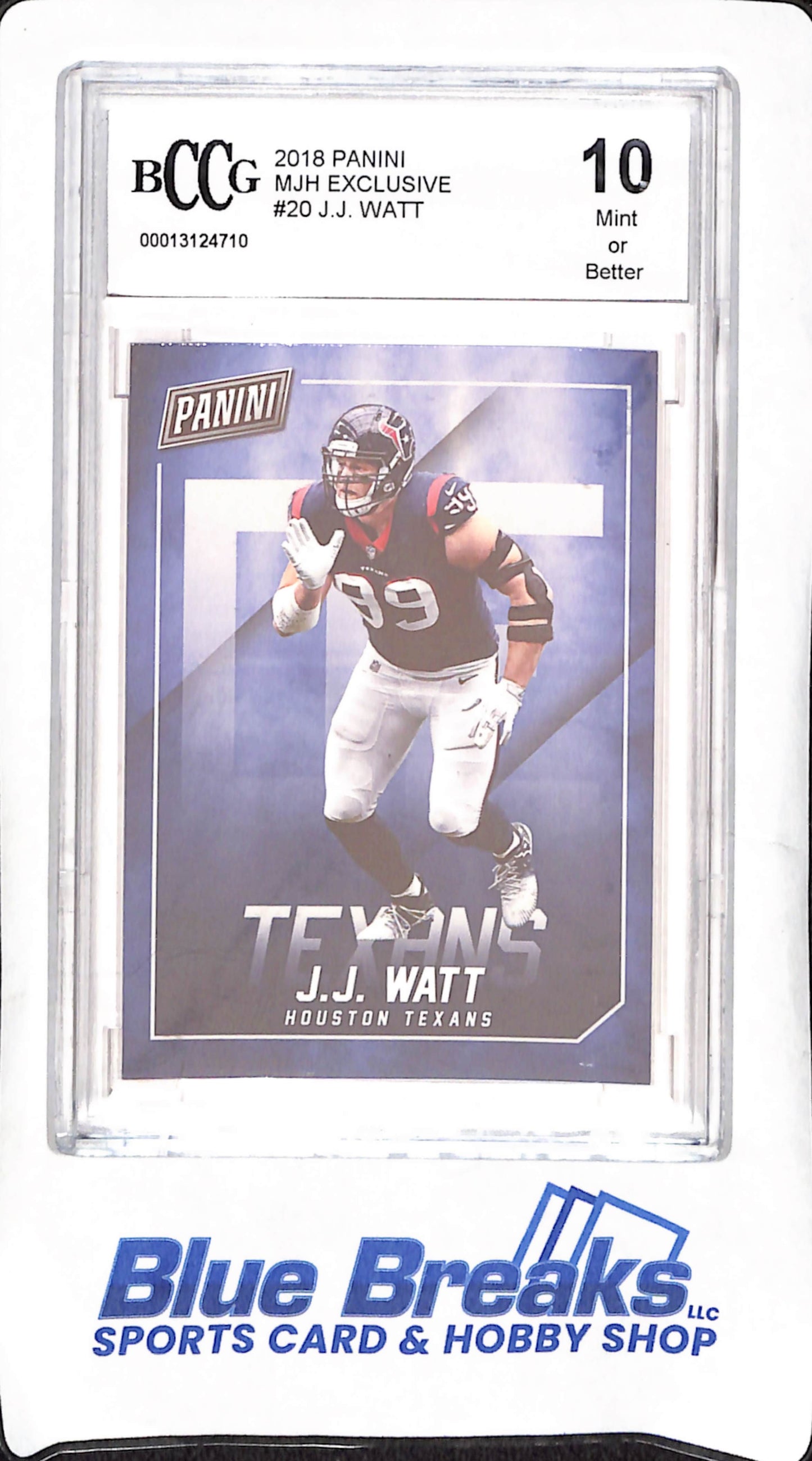 2018 Panini MJH Exclusive - JJ Watt - BCCG 1 - Houston Texans - Football - #20