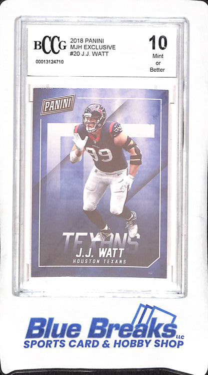 2018 Panini MJH Exclusive - JJ Watt - BCCG 1 - Houston Texans - Football - #20