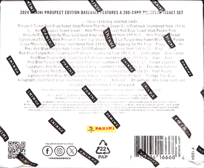 2024 Panini Prospect Edition - Baseball - Hobby Box - Sealed Wax