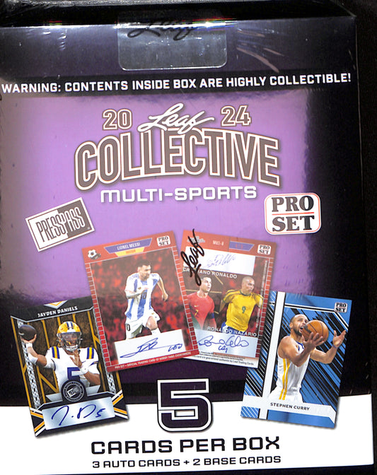 2024 Leaf Collective - Multi-Sports - Hobby Box - Sealed Wax