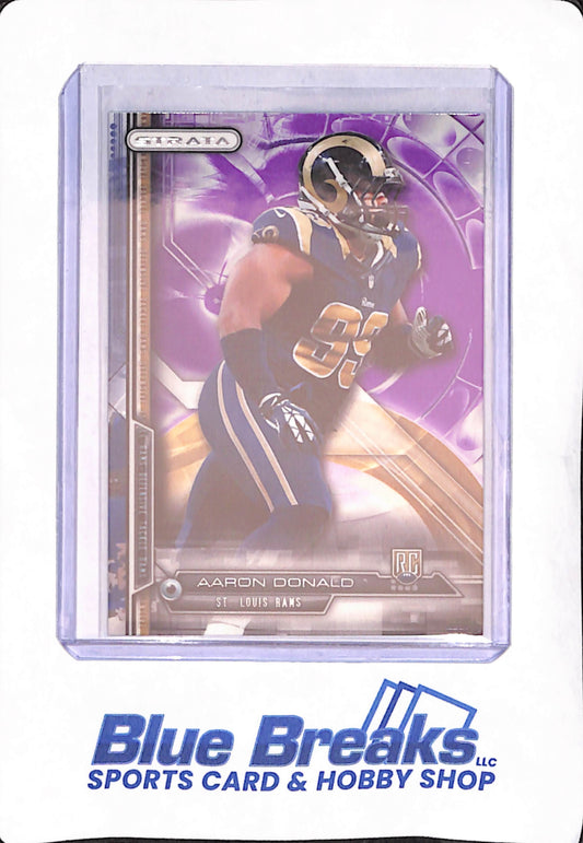 2014 Topps Strata - Aaron Donald - St. Louis Rams - Football - RC - Purple - #190
