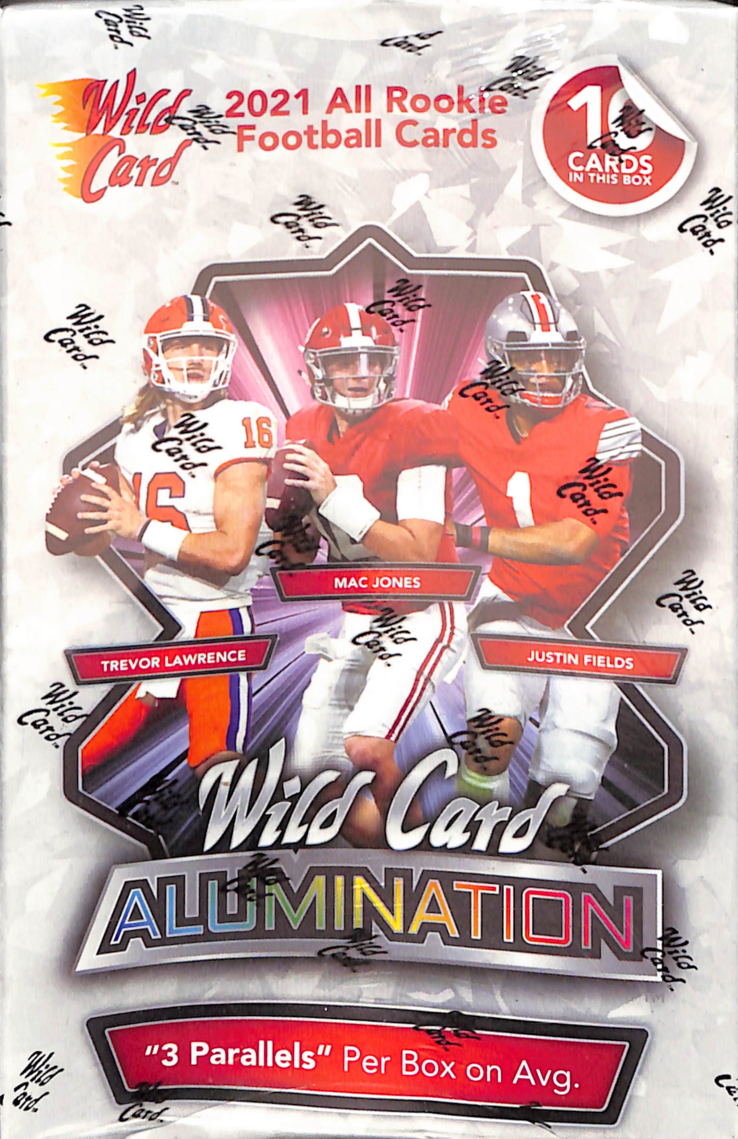 2021 Wild Card Alumination Football Hanger Box - Sealed Wax