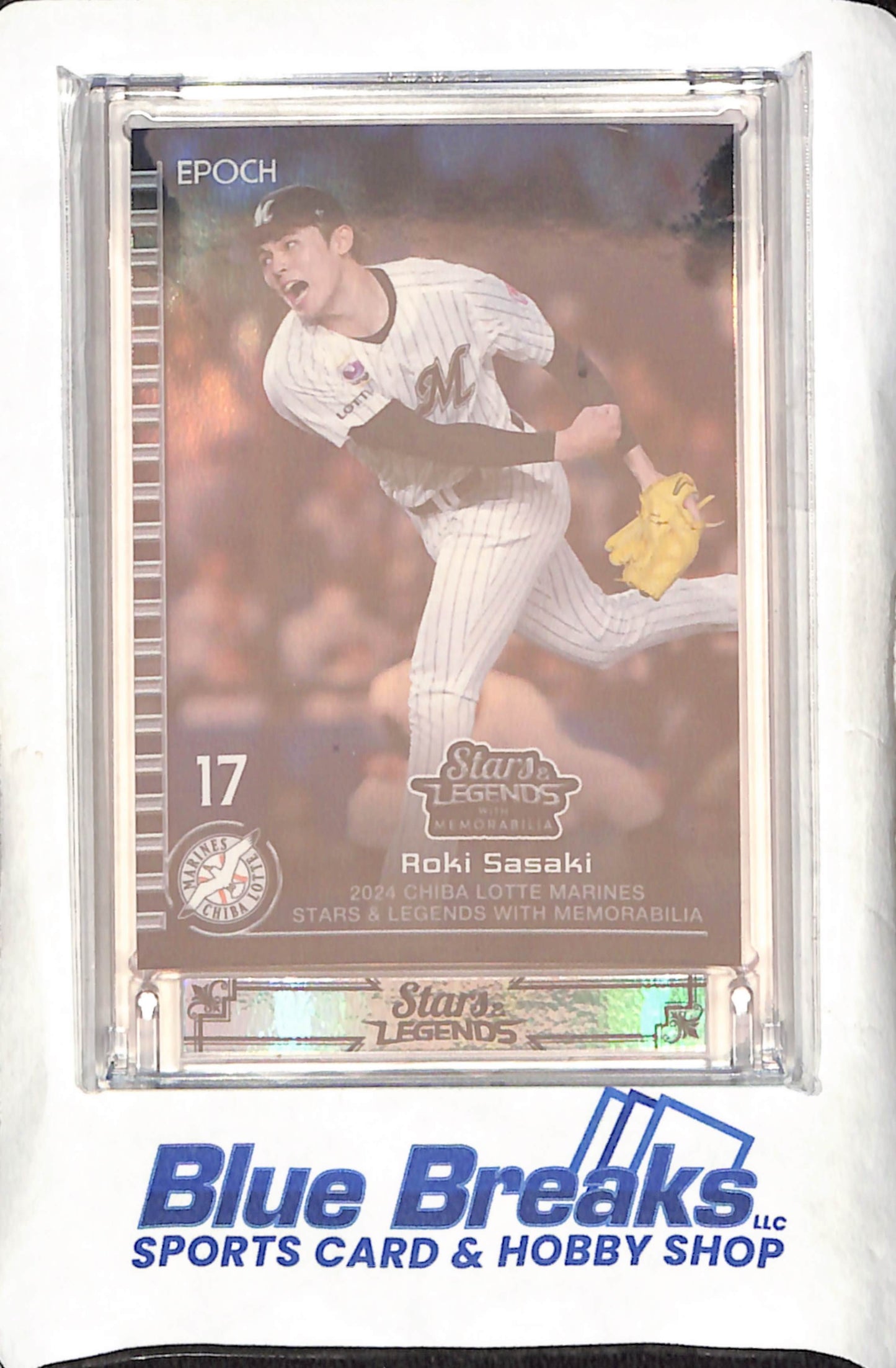 2024 EPOCH Stars & Legends - Roki Sasaki - Chiba Lotte Marines - Japanese Baseball - Baseball - #17