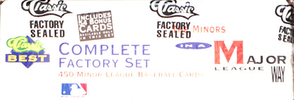 1991 Classic Best Minor League Baseball Complete 450 Card Factory Sealed Set - Sealed Wax