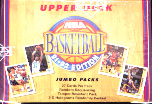1992-1993 Upper Deck NBA Jumbo Packs - Sealed Wax