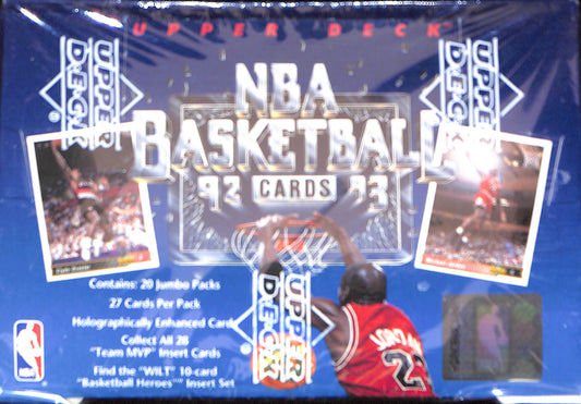 1992-1993 Upper Deck NBA Jumbo Packs - Sealed Wax