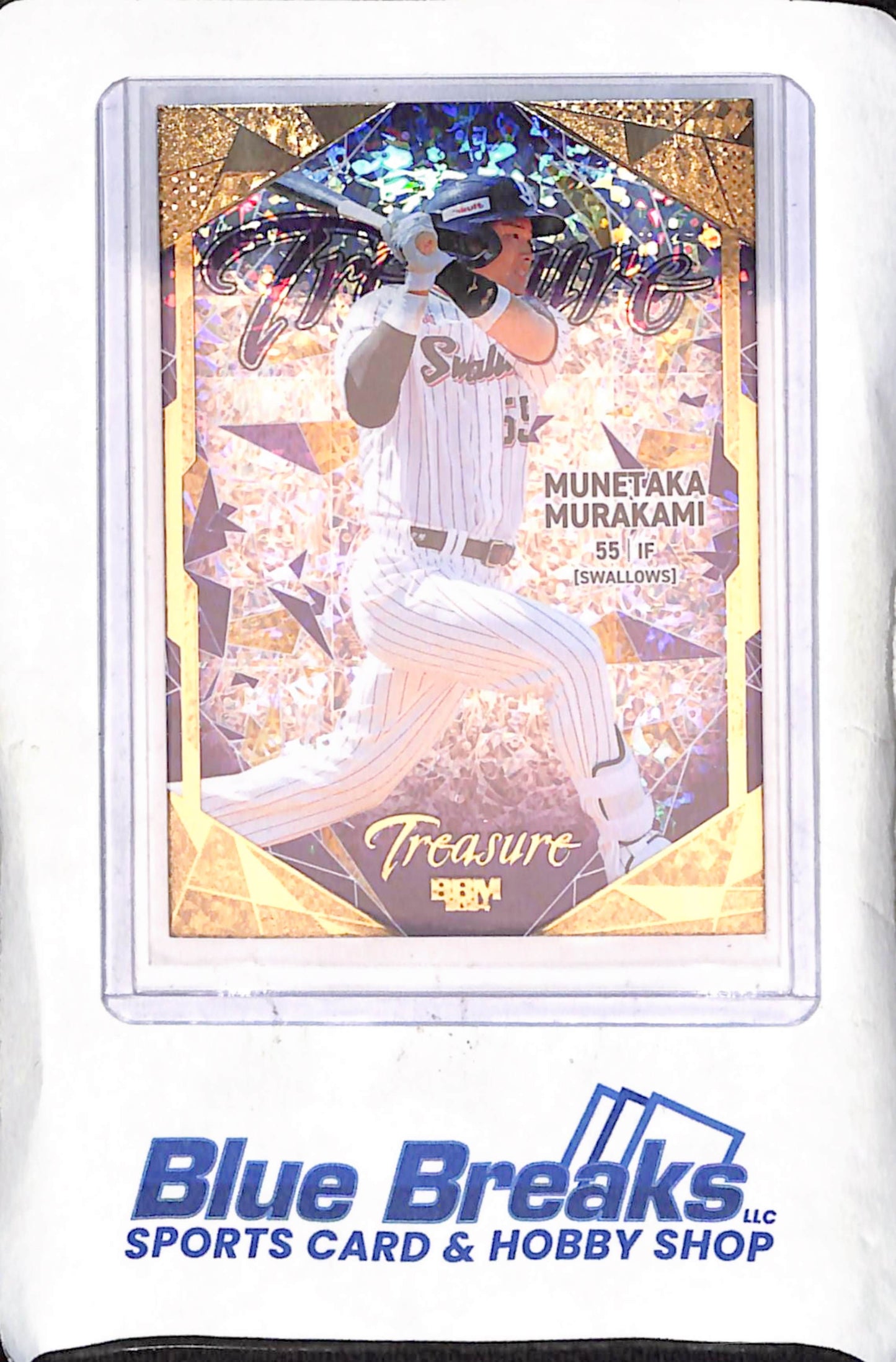 2024 BBM Baseball Cards 2nd Version - Munetaka Murakami - Treasure - 14/25 - Tokyo Yakult Swallows - Japanese Baseball - Baseball - #T14