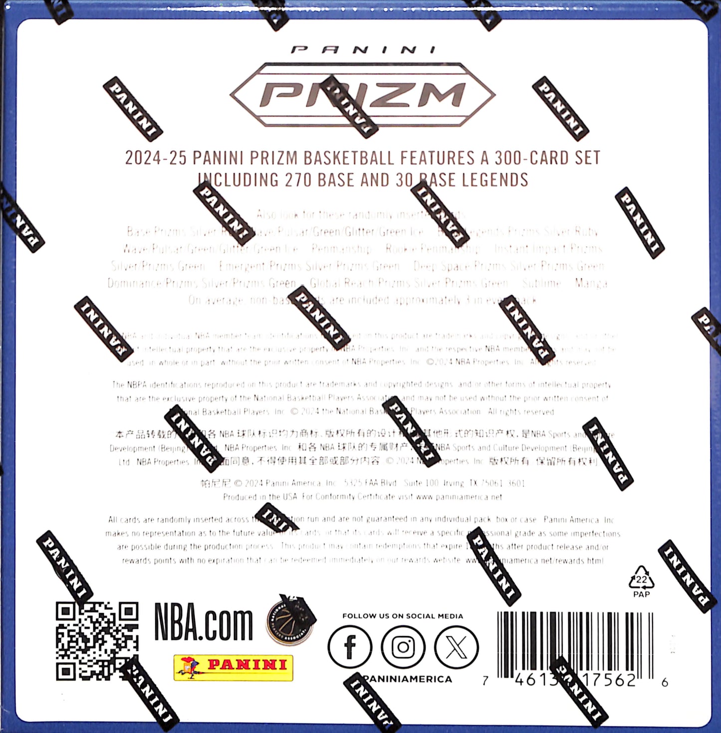 2024/25 Panini Prizm Basketball - Mega Box (Green Ice!) - Sealed Wax