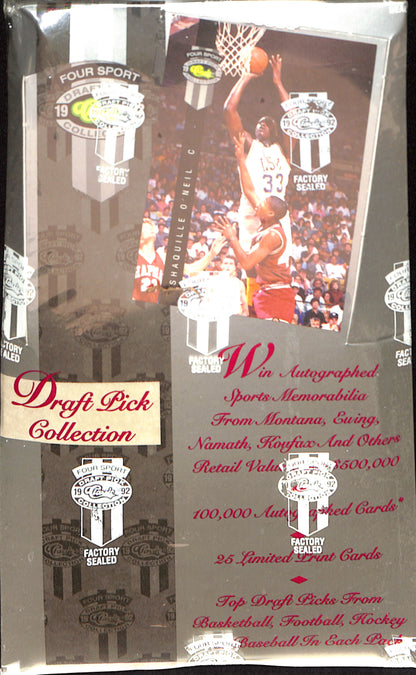1992 Classic Four Sport Draft Pick Collection - Sealed Wax