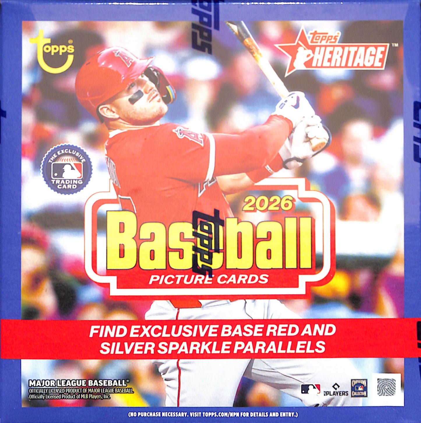 2026 Topps Heritage Baseball Mega Box - Sealed Wax