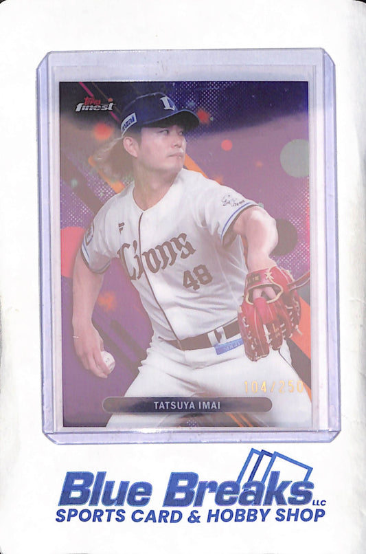 2025 Topps Finest NPB - Tatsuya Imai - 104/250 - Saitama Seibu Lions - Japanese Baseball - Baseball - #124