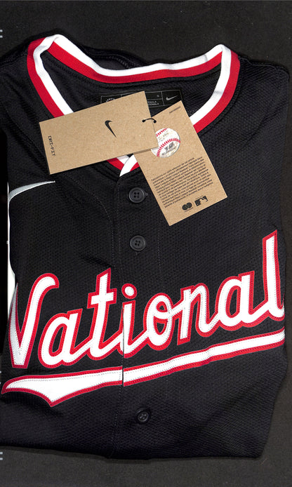 2025 MLB Fanatics Under Wraps Dylan Crews Autographed Jersey - Authenticated - Washington Nationals - Baseball