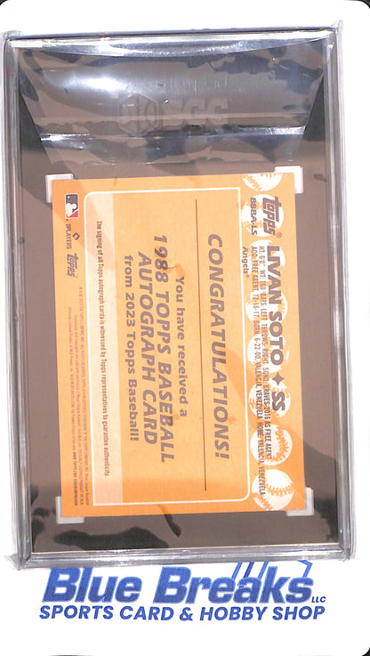 2023 Topps Update Livan Soto - '88 Topps Design - Baseball - Autograph - #88BA-LS - SGC 10/10 - Angels