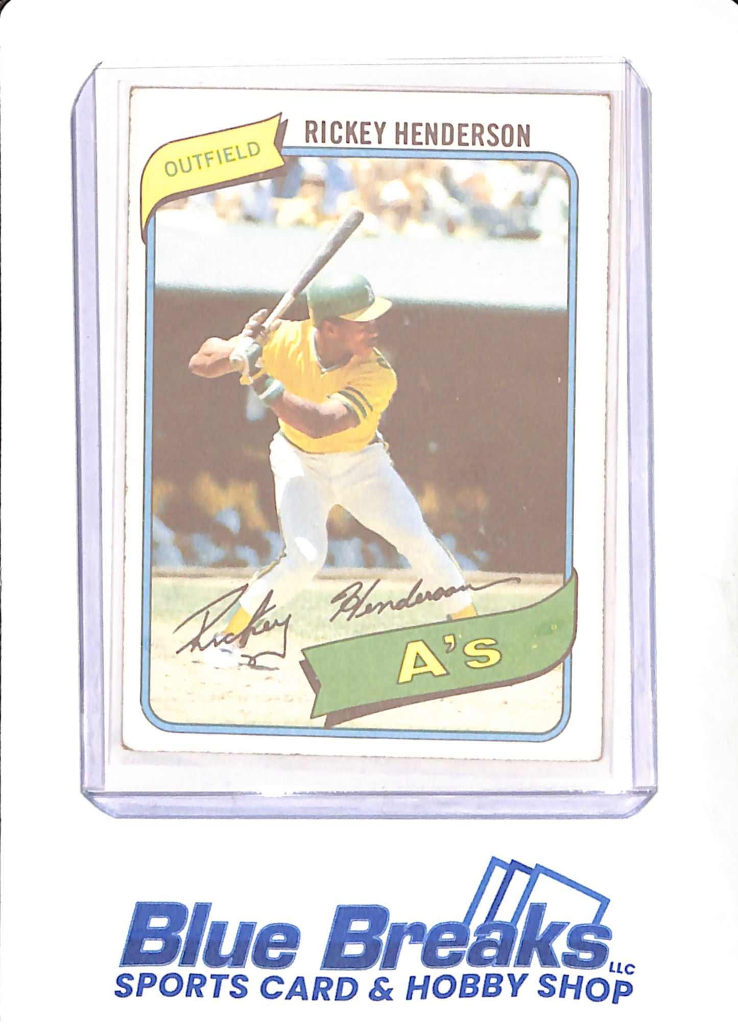 1980 Topps (2) - Rickey Henderson - Baseball - Oakland Athletics - # 482