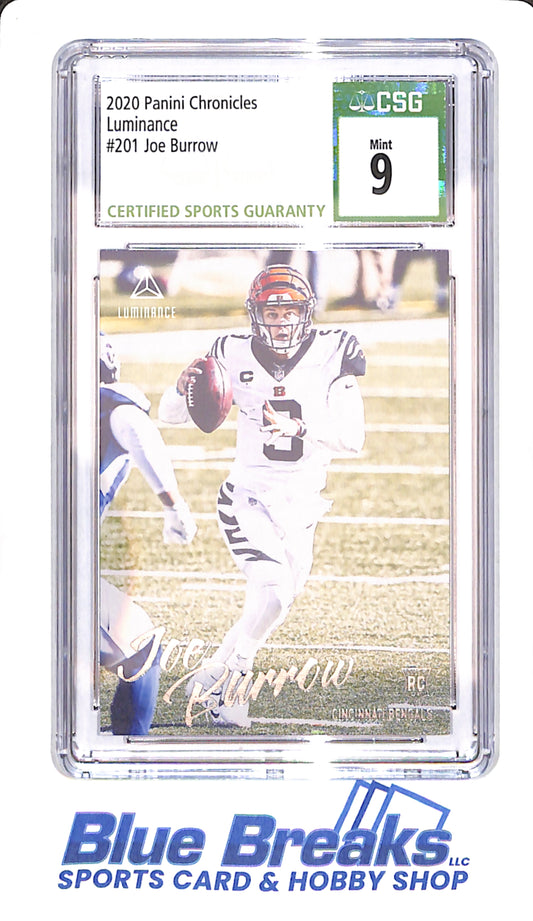 2020 Panini Chronicles - Joe Burrow - Football - Cincinnati Bengals - Luminance - CSG 9