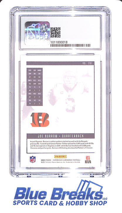 2020 Panini Chronicles - Joe Burrow - Football - Cincinnati Bengals - Luminance - CSG 9