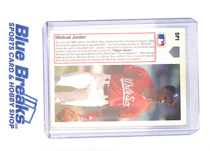 1991 Michael Jordan - Upper Deck - Chicago White Sox - Rookie - SP 1