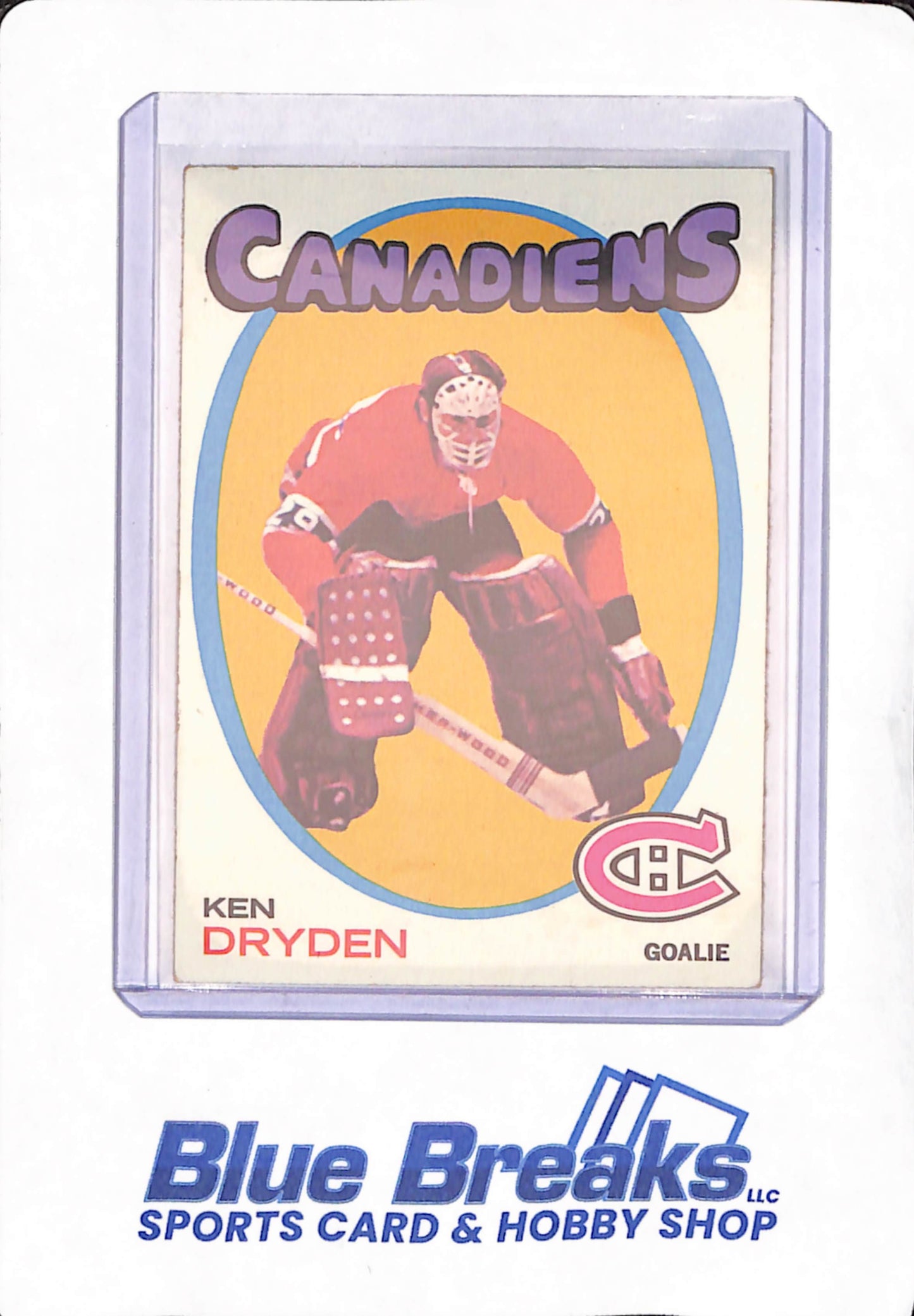 1971-72 Topps - Ken Dryden - Ice Hockey - Canadiens - Rookie - # 45