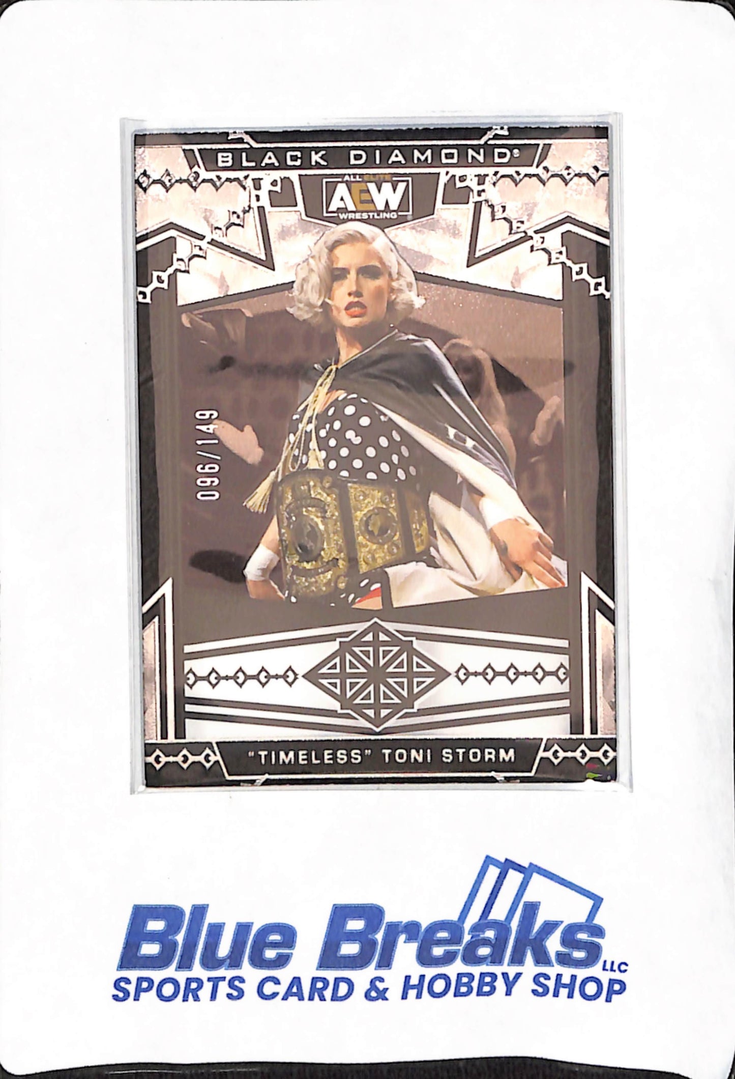 2024 Upper Deck - AEW - Timeless Toni Storm - All Elite Wrestling - Black Diamond - 096/149 - #1