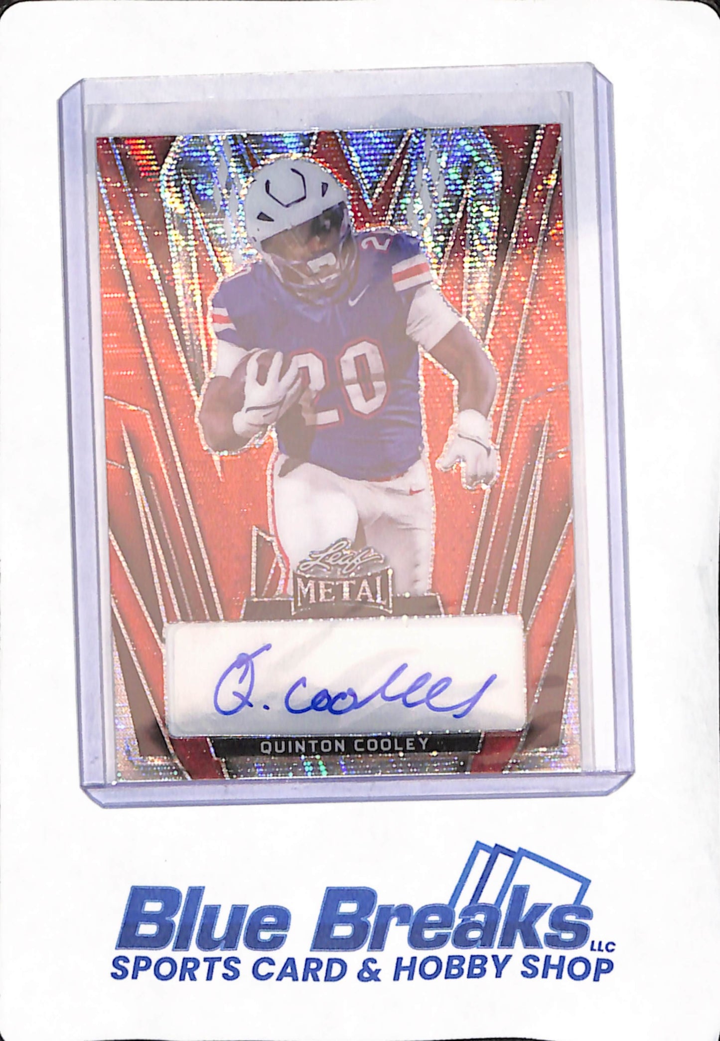 2024 Leaf - Quinton Cooley - Football - Liberty Flames - 1/1 - # BA-QC1