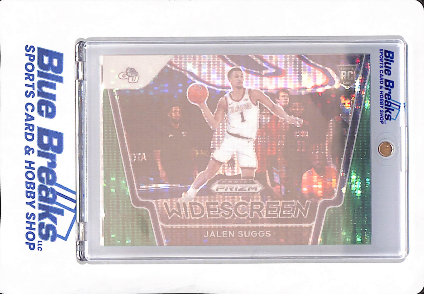 2021 Panini Prizm Draft Picks - Jalen Suggs - Widescreen - Green - Gonzaga University - Rookie - 17/25 - # 3