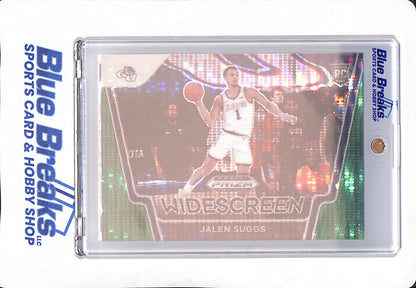 2021 Panini Prizm Draft Picks - Jalen Suggs - Widescreen - Green - Gonzaga University - Rookie - 17/25 - # 3