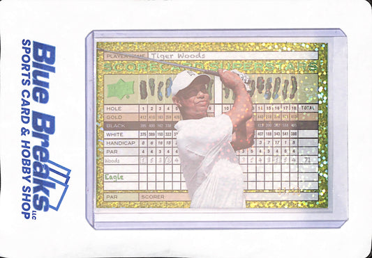 Upper Deck Golf - Tiger Woods - Score Card - Golf - Other Sport - Superstars - 37/50 - # SS-1