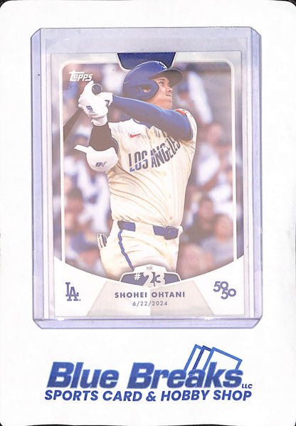 Shohei Ohtani - 3 Different 50/50 Cards - #23 - Base - Kanji - Blue Parallel 108/150 - #39