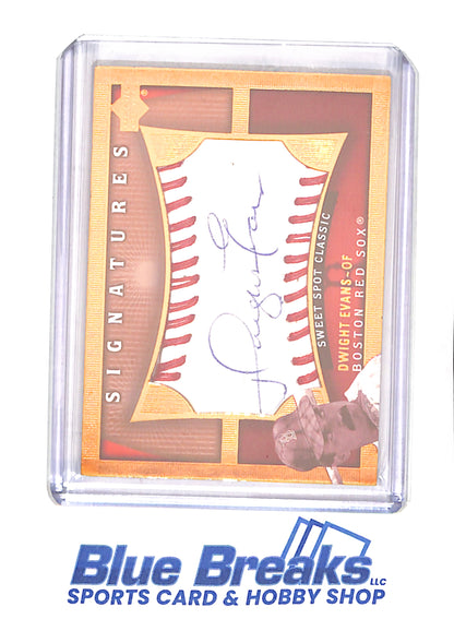 2005 Dwight Evans - Upper Deck - Sweet Spot Signatures - Boston Red Sox - Baseball - #EV