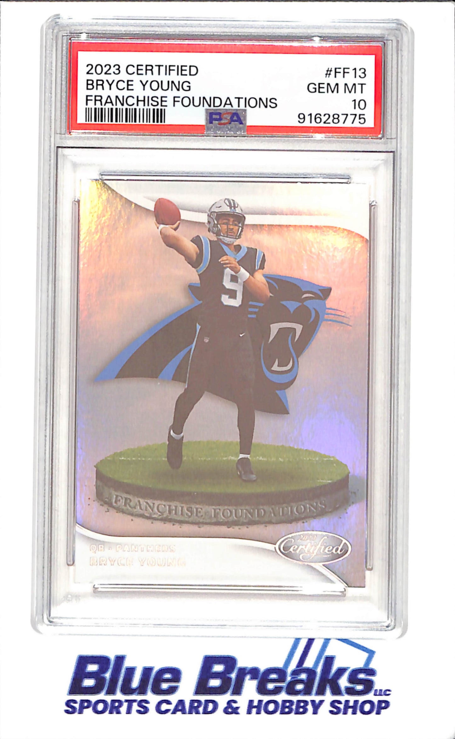 2023 Certified - Bryce Young - Franchise Foundations - PSA 10 - Carolina Panthers - Football - #FF13